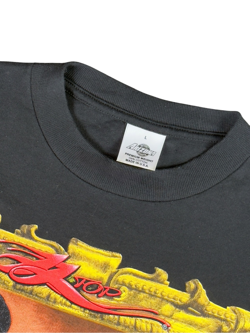 Vintage ZZ Top Graphic Cotton Band Tee Black Rock Music Concert Shirt - Picture 6 of 7